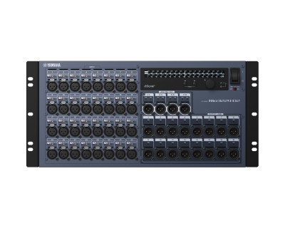 RIO3224D2 Dante Network Rack 32in/24out with Dual PSU and OLED