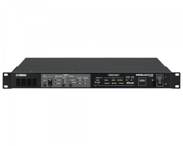 Yamaha RMiO64D I/O Live/Broadcast Rack for Dante-Madi Conversion 1U - Main Image