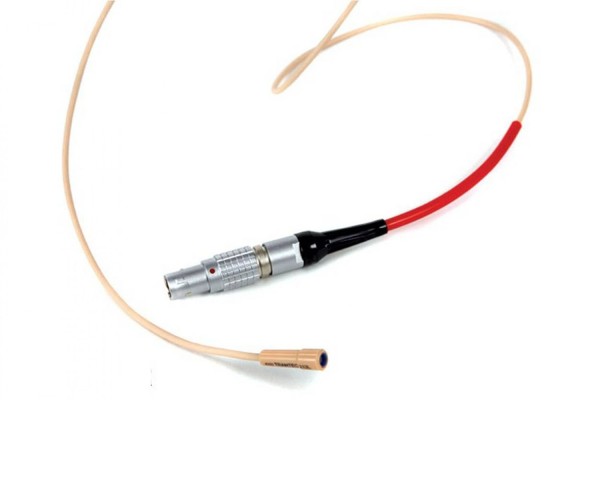 Trantec TS212PR Mini Lavalier HiQ Mic+12dB Pad Beige+4-Pin Lemo - Main Image