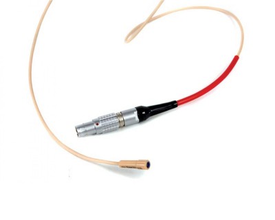 TS212PR Mini Lavalier HiQ Mic+12dB Pad Beige+4-Pin Lemo