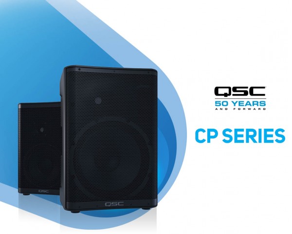 QSC Introduces CP Series Powered Loudspeakers