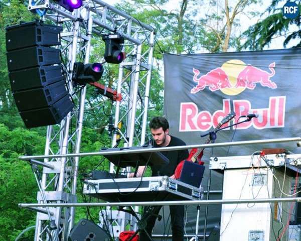 RCF adds a punchy line array to Red Bull Music’s tour bus wings