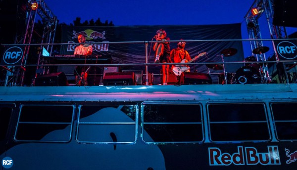 RCF adds a punchy line array to Red Bull Music’s tour bus wings