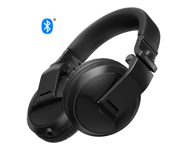 Pioneer DJ HDJ-X5BT-K Pro DJ Bluetooth Headphones with Swivel Ear Black - Main Image