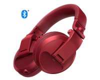 Pioneer DJ HDJ-X5BT-R Pro DJ Bluetooth Headphones with Swivel Ear Red - Image 1