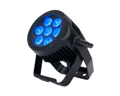7P HEX IP PAR Outdoor Rated 7x12W RGBAW LEDs