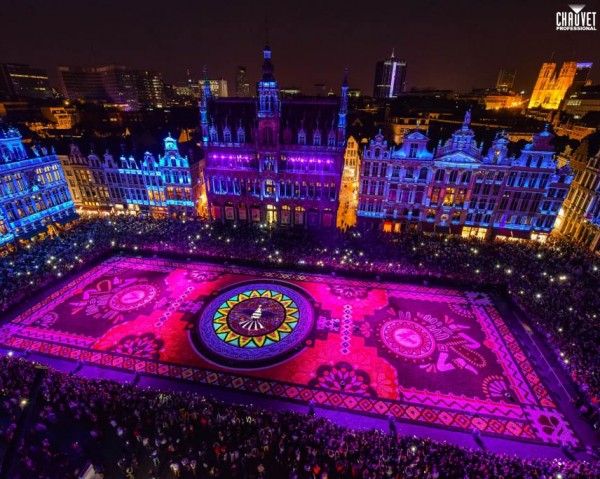 Brussels’ Grand Place Biannual Flower Carpet Blooms With CHAUVET Professional