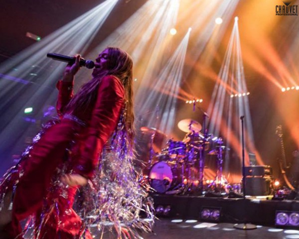 Maggie Rogers performs at KOKO with CHAUVET Professional Rogue R1 FX-B