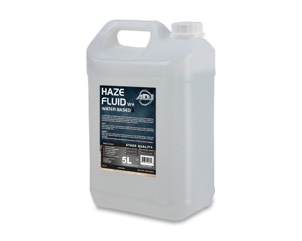 ADJ Haze Fluid Water Based SINGLE 5L Bottle for ADJ Haze Machines - Main Image