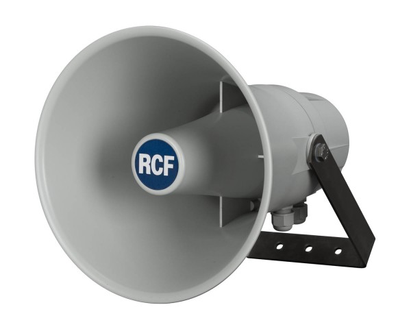 RCF HD21EN Plastic Horn Loudspeaker 30W EN54-24 100V IP66 Grey - Main Image