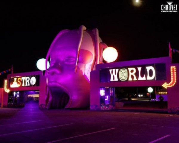 Design Oasis Adds Theme Park Touch To Travis Scott’s Astroworld With CHAUVET Professional