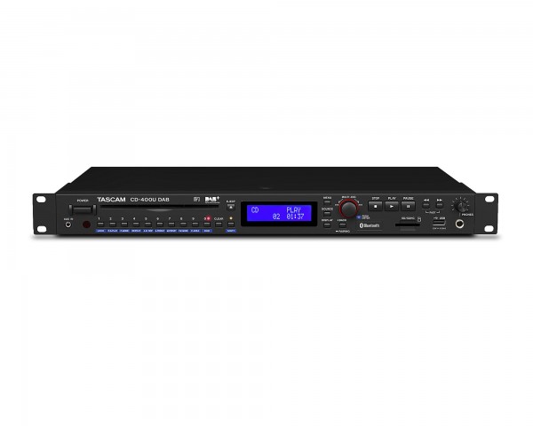 TASCAM CD-400UDAB Media Player with Tuner and Bluetooth Receiver 1U - Main Image