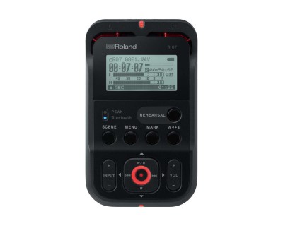 R-07 Handheld High Resolution Audio Recorder+ Bluetooth Black