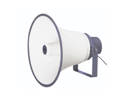 TC615M 15W 100V Flared Horn Speaker IP65 Rated Off White