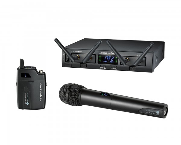 Audio Technica ATW-1312 System 10 PRO DUAL Rack 2.4GHz H/held and B/pack System - Main Image