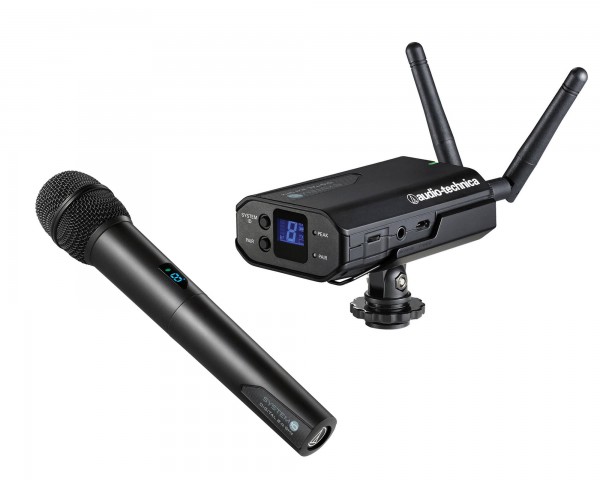 Audio Technica ATW-1702 System 10 Camera Mount 2.4GHz Handheld Mic System - Main Image