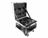 Chauvet Professional WELLFit DMX LED Uplighter 6x in Charging Flightcase Chrome IP65 - Image 1