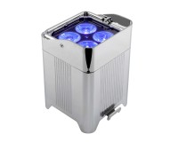 Chauvet Professional WELLFit DMX LED Uplighter 6x in Charging Flightcase Chrome IP65 - Image 2