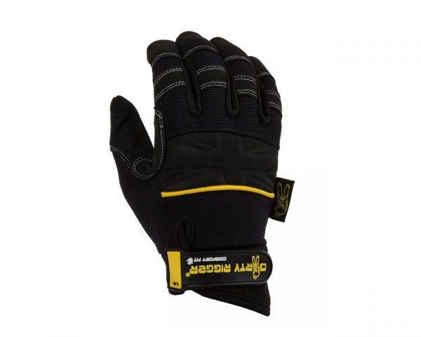 Dirty Rigger Comfort Fit Mens Full Finger Rigging / Loader Gloves (L) - Main Image
