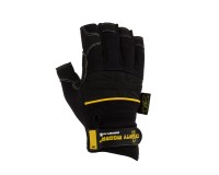 Dirty Rigger Comfort Fit Mens Fingerless Rigging / Operator Gloves (S) - Image 1