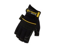 Dirty Rigger Comfort Fit Mens Fingerless Rigging / Operator Gloves (S) - Image 3