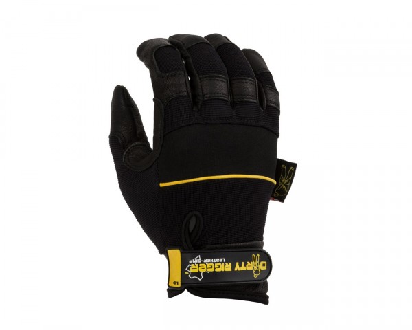 Dirty Rigger Leather Heavy Duty Full Finger Rigging / Loader Gloves (S) - Main Image