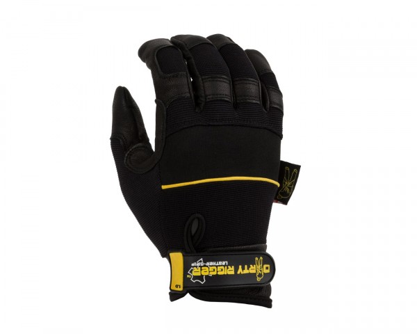 Dirty Rigger Leather Heavy Duty Full Finger Rigging / Loader Gloves (XL) - Main Image