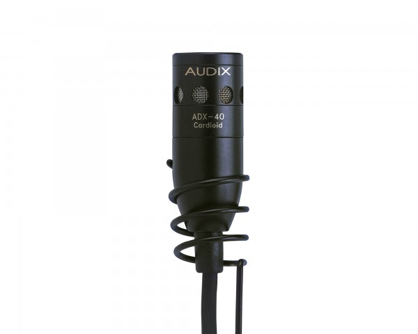 Audix ADX40/C Hanging Cardioid Mic 9.1m Cable Black Inc APS910 - Main Image