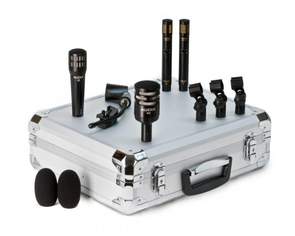 Audix DP-QUAD Microphone Drum Pack Inc Case (1xi5 / 1xi6 / 2xADX5) - Main Image