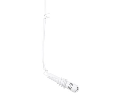 CHM99-White Cardioid Hanging Choir Mic with XLR Cable