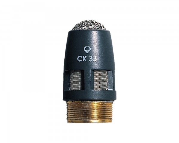 AKG CK33 Hypercardioid Mic Capsule for Goosenecks 95° - Main Image