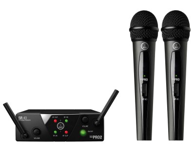 AKG  Sound Wireless Microphone Systems Dual Wireless Systems