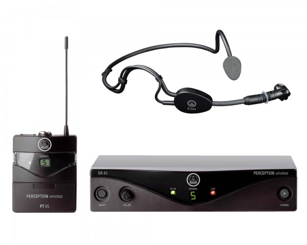 AKG WMS45 Perception Wireless Headset Mic Sport System CH70 - Main Image