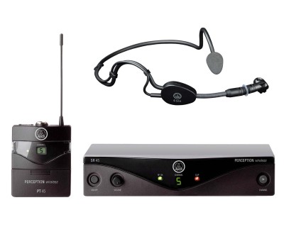 WMS45 Perception Wireless Headset Mic Sport System CH70