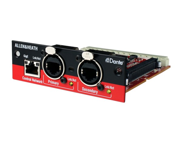 Allen & Heath M-DANTE Audio Interface Card Module for GLD and iLive Networking - Main Image