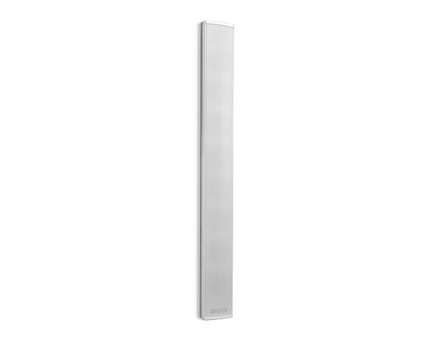 Apart COLW81 Column 8x3.3+HF 80W/100V IP66 White Inc L Brackets - Main Image