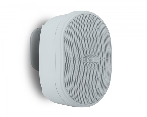 White 3" 2-Way Oval Speaker Inc Bracket 40W | Apart | Leisuretec