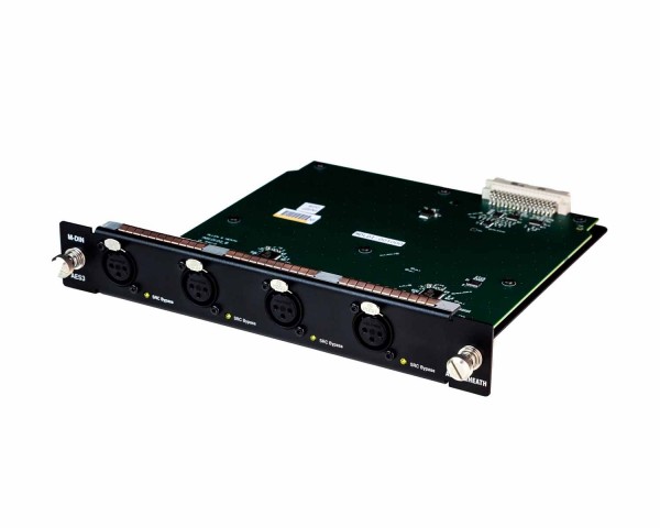 Allen & Heath MDIN Input Module 4x Stereo AES3 XLR 96kHz for DX32 dLive - Main Image