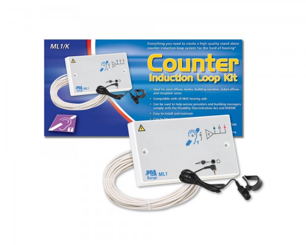 SigNET ML1K Counter Hearing Loop Kit (ML1 Amp, AMT Mic, TX2 Loop) - Main Image