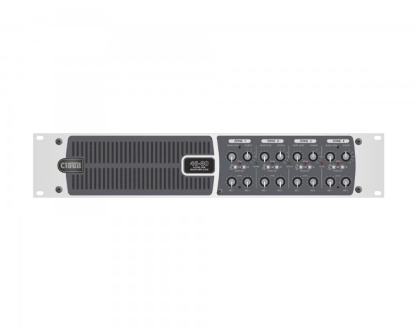 Cloud 46-80T  4-Zone Mixer Amp 6-Line/2-Mic/ RS232 4x80W 100V - Main Image
