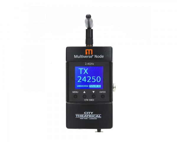 City Theatrical Multiverse Node Single Universe Wireless Transceiver 2.4GHz - Main Image