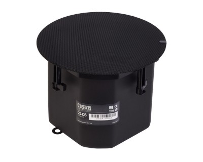 CS-C6B Black 6" 2-Way Metal Enclosed Ceiling Speaker 100V/16Ω