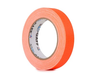 Pro Gaff FLUORESCENT Gaffer Tape 24mm x 25yds ORANGE