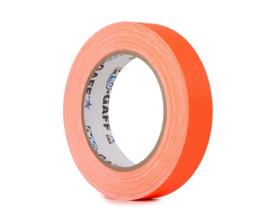 Pro Gaff FLUORESCENT Gaffer Tape 24mm x 25yds ORANGE