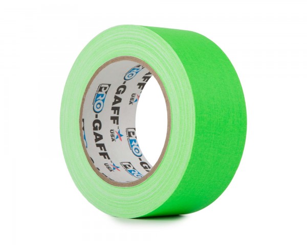 Le Mark Pro Gaff FLUORESCENT Gaffer Tape 48mm x 25yds GREEN - Main Image