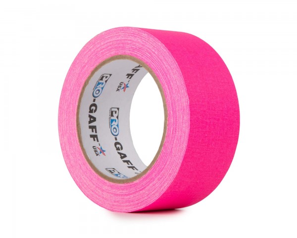 Le Mark Pro Gaff FLUORESCENT Gaffer Tape 48mm x 25yds PINK - Main Image