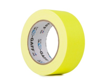 Pro Gaff FLUORESCENT Gaffer Tape 48mm x 25yds YELLOW