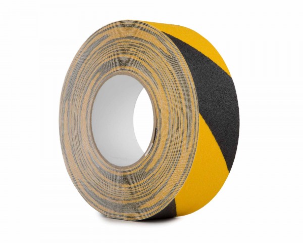 Le Mark Anti Slip Tape Heavy Duty 50mm x 18.3m Roll BLACK/YELLOW - Main Image