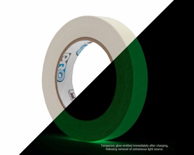 Pro Glow Photoluminescent Tape 20mm x 10m GREEN