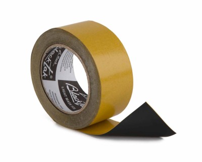 Blacktak Adhesive Light Masking Foil 50mm x 25m Matt Black